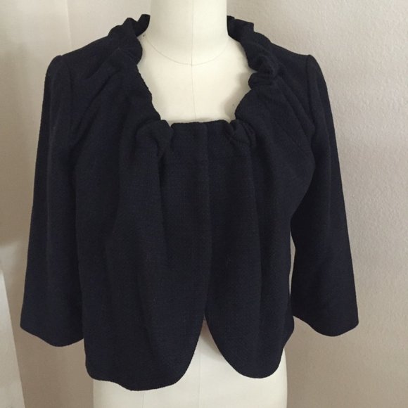 Simply Vera Vera Wang Cropped Lined Jacket - Picture 1 of 8